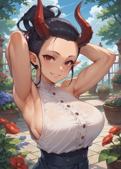 Reincarnated as a F*ta Demon Mommy