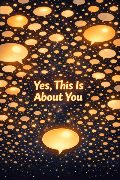 Yes, This Is About You