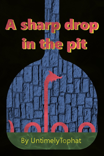 A sharp drop in the pit