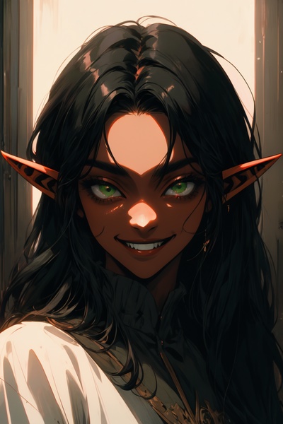 Reincarnated as a Dark elf